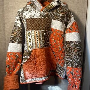 Handmade quilt hoodie